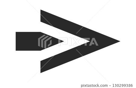 Arrow black pointer web design 130299386
