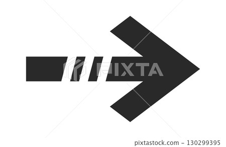 Indicating arrow pointing right design Indicating arrow pointing right design 130299395