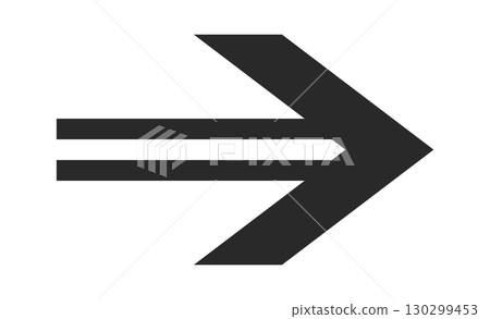 Sided right directional arrow design Sided right directional arrow design 130299453