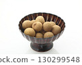 Longan served on tableware 130299548
