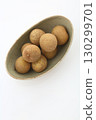 Longan served on tableware 130299701