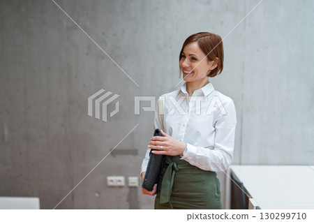 A portrait of young businesswoman. 130299710