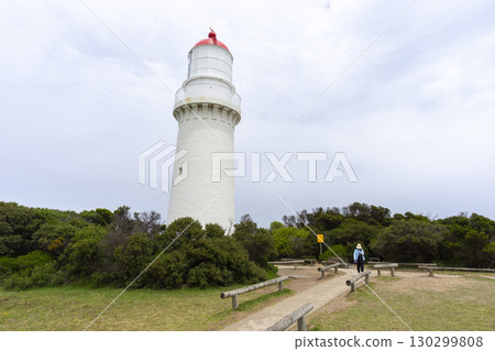 Cape Schanck Lighthouse with blue sky in Mornington Peninsula, Victoria, Australia Cape Schanck Lighthouse with blue sky in Mornington Peninsula, Victoria, Australia 130299808