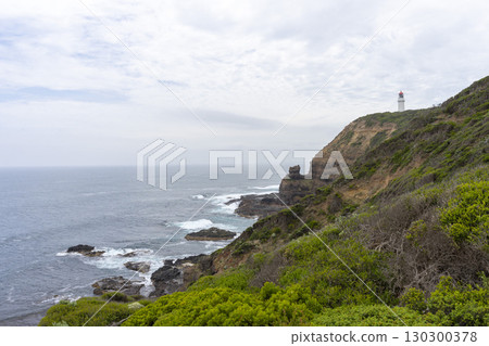 Cape Schanck is the southernmost tip of the Mornington Peninsula, Melbourne, Victoria, Australia. 130300378