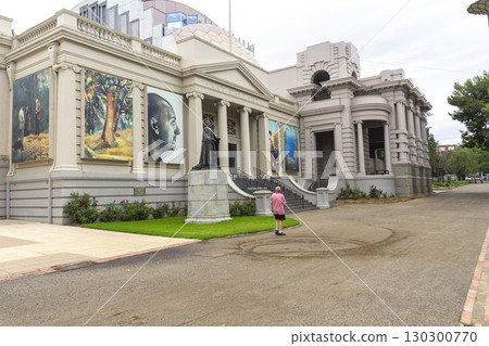 Geelong, Victoria, Australia - Jan 2, 2024 : The Geelong Art Gallery in Geelong, Australia on Jan 2, 2024. 130300770