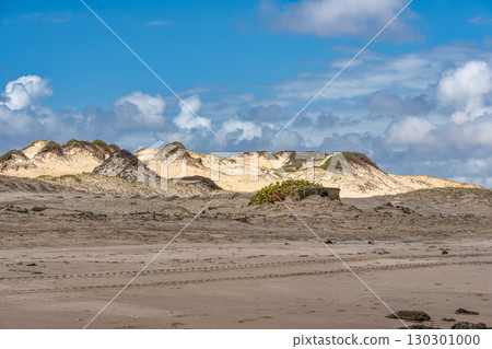 Canoa Quebrada Beach at Aracati in Ceara Brazil. Bay Coastline. Coast Travel. Vacations Landscape 130301000