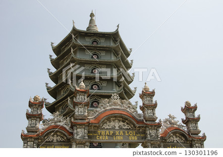 Pagoda tower in Son Tra Peninsula. 130301196