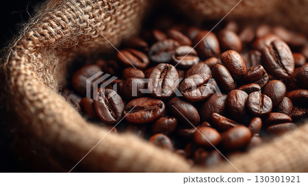 咖啡豆、烘焙咖啡、麻袋 咖啡豆、烘焙咖啡、麻袋 130301921