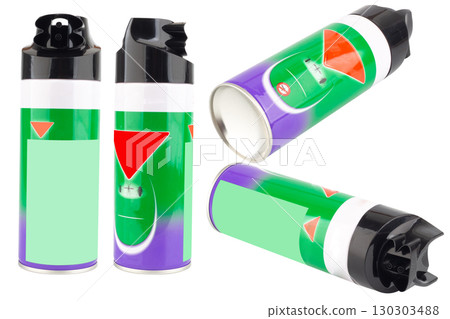 Modern Insect Spray Bottle on White Background Modern Insect Spray Bottle on White Background 130303488