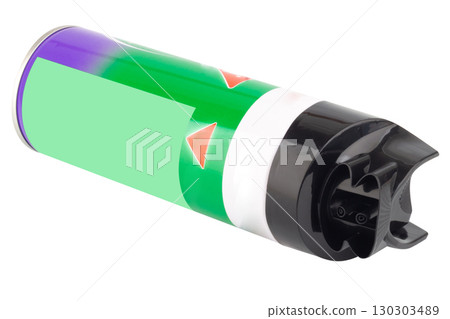 Modern Insect Spray Bottle on White Background Modern Insect Spray Bottle on White Background 130303489