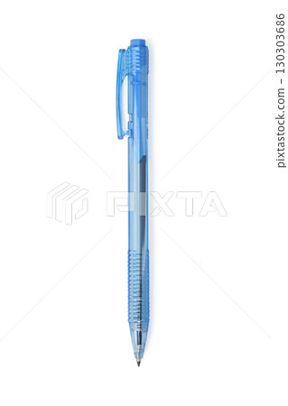 Plastic push-button ballpoint pen 130303686