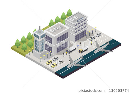 Isometric airport 130303774