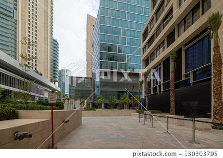 Modern Skyscrapers in KAFD, Riyadh. 130303795