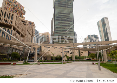 Modern Skyscrapers in KAFD, Riyadh. Modern Skyscrapers in KAFD, Riyadh. 130303806