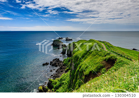 從諾薩普岬眺望鄂霍次克海的壯麗全景 從諾薩普岬眺望鄂霍次克海的壯麗全景 130304510