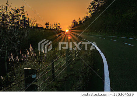 Golden sunset over Shiretoko Pass Golden sunset over Shiretoko Pass 130304529
