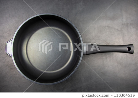 Professional nonstick saucepan with a sleek design ideal for home cooking 130304539