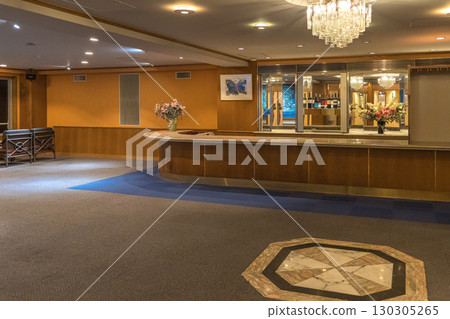 Counter table on a luxury cruise ship 130305265