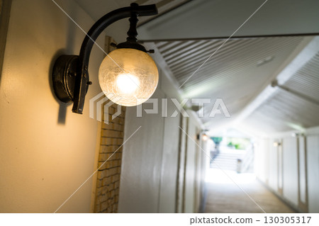 美麗的酒店走廊風景 美麗的酒店走廊風景 130305317