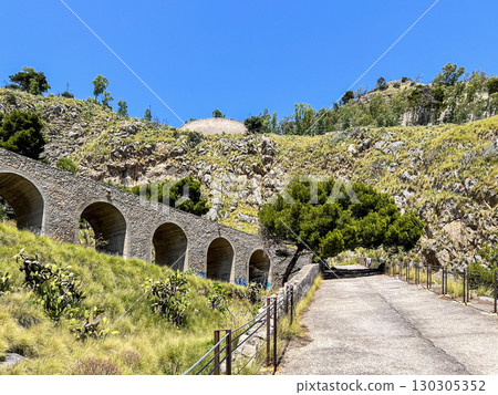 The trail leading up Monte Pellegrino in Palermo 130305352