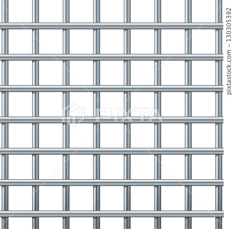 Realistic prison metal bars. Prison fence jail. Iron jail cage. Template design for criminal or sentence. Vector illustration Realistic prison metal bars. Prison fence jail. Iron jail cage. Template design for criminal or sentence. Vector illustration 130305392