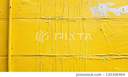 Yellow painted wall texture 130306464