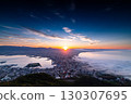 Hakodate in the morning mist 130307695