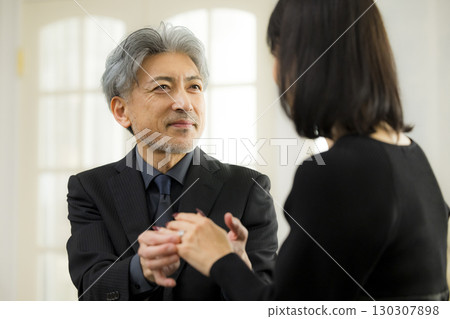 Image of a middle-aged couple dating 130307898
