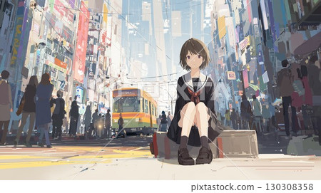 street girl 130308358