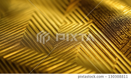 Luxurious golden geometric texture 130308811