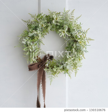 A refreshing green wreath A refreshing green wreath 130310676