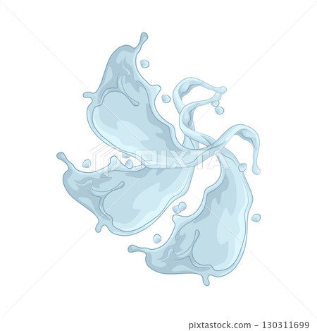 Illustration of Water splash Illustration of Water splash 130311699