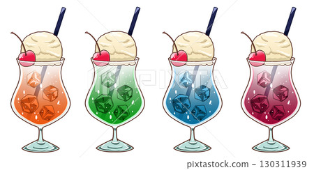 Melon Soda Colorful Set Melon Soda Colorful Set 130311939