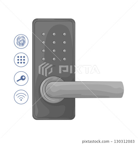 Illustration of Smart Door lock 130312083