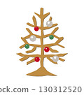 Simple wooden Christmas tree 130312520