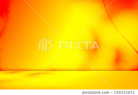 Yellow Background Studio Wall Floor Shadow Leaf Abstract Kitchen Room Orange Podium Product Cosmetic Summer Marble Minimal Mockup Display Stage Scene Interior Bar Empty Backdrop Presentation Loft. 130312651