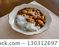 Healthy home-cooked mushroom curry 130312697