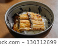 Grilled eel on rice 130312699