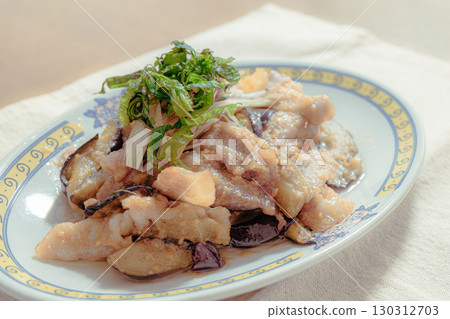 創意菜：清爽炒茄子 130312703