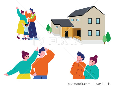 Family building their dream home 130312910