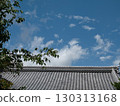 Temple tile roof and summer sky 130313168