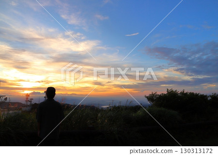 Evening view from Mt. Wanizuka Boy 130313172