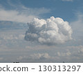 A large cat-shaped cloud floating in the summer sky② 130313297