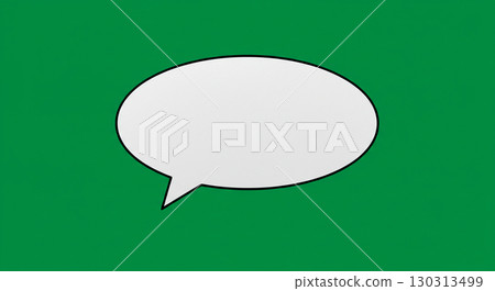 Simple AI-generated speech bubble images for business documents 130313499