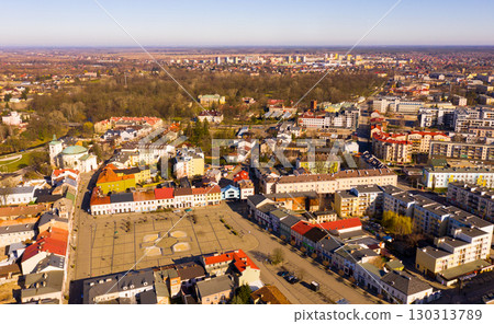 Aerial view of Skierniewice, Lodz Voivodeship Aerial view of Skierniewice, Lodz Voivodeship 130313789