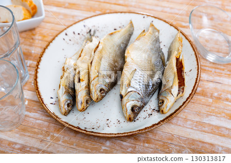 Air-dried salted gutted fish roach Air-dried salted gutted fish roach 130313817