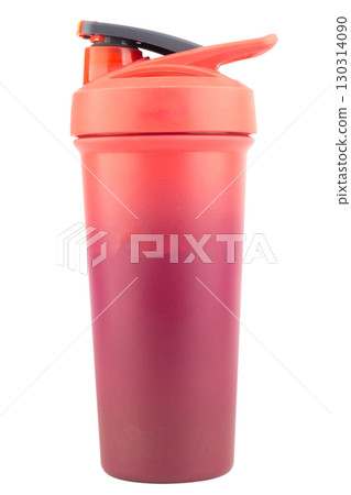 Modern Red Water Bottle on White Background Modern Red Water Bottle on White Background 130314090