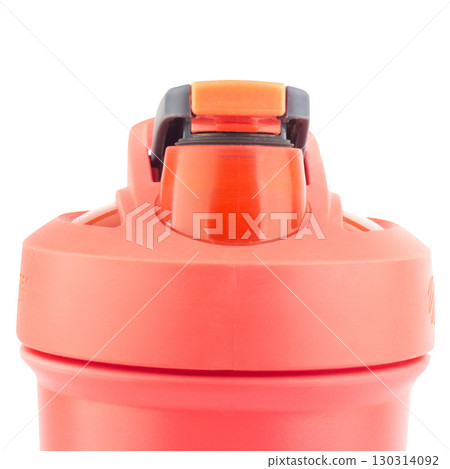 Modern Red Water Bottle on White Background Modern Red Water Bottle on White Background 130314092