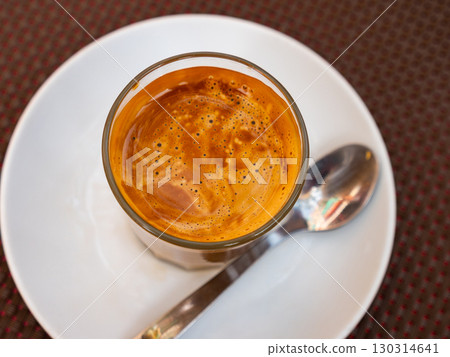 Popular Spanish coffee Cortado 130314641