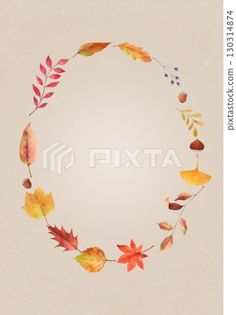 Autumn leaves watercolor background. Autumn leaves watercolor background. 130314874